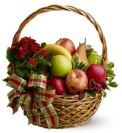 Фруктовая корзина Праздничная - купить фруктовую корзину с доставкой на любой праздник в Иркутске